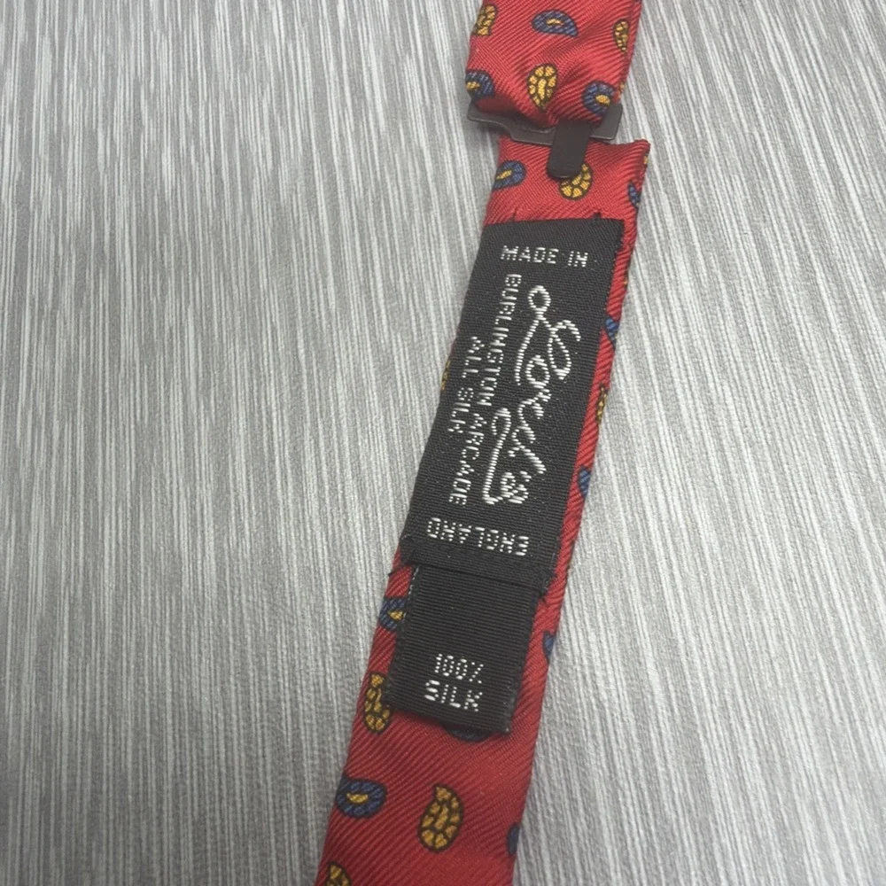 Lords Self Tie Bow Tie Red Silk‎ Classic Formal Menswear Adjustable
